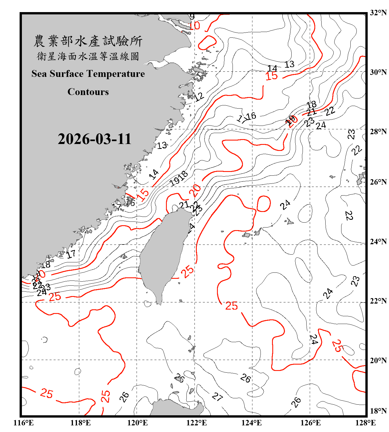 domain-taiwan_20260311090000-JPL-L4_GHRSST-SSTfnd-MUR-GLOB-v02.0-fv04.1.nc_contour_only