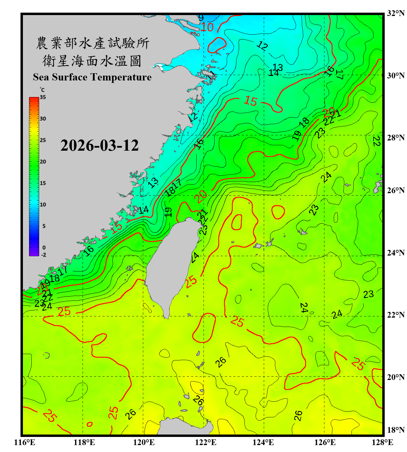domain-taiwan_20260312090000-JPL-L4_GHRSST-SSTfnd-MUR-GLOB-v02.0-fv04.1.nc_contour