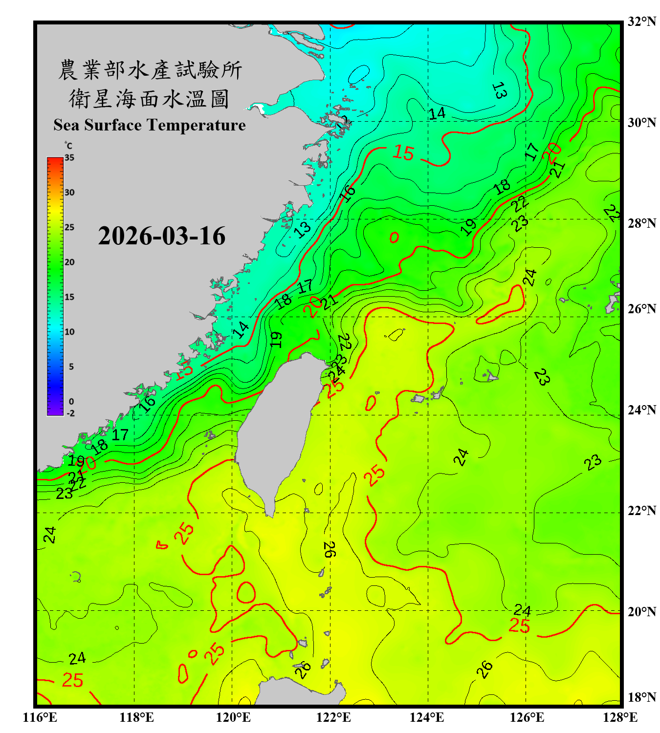 domain-taiwan_20260316090000-JPL-L4_GHRSST-SSTfnd-MUR-GLOB-v02.0-fv04.1.nc_contour