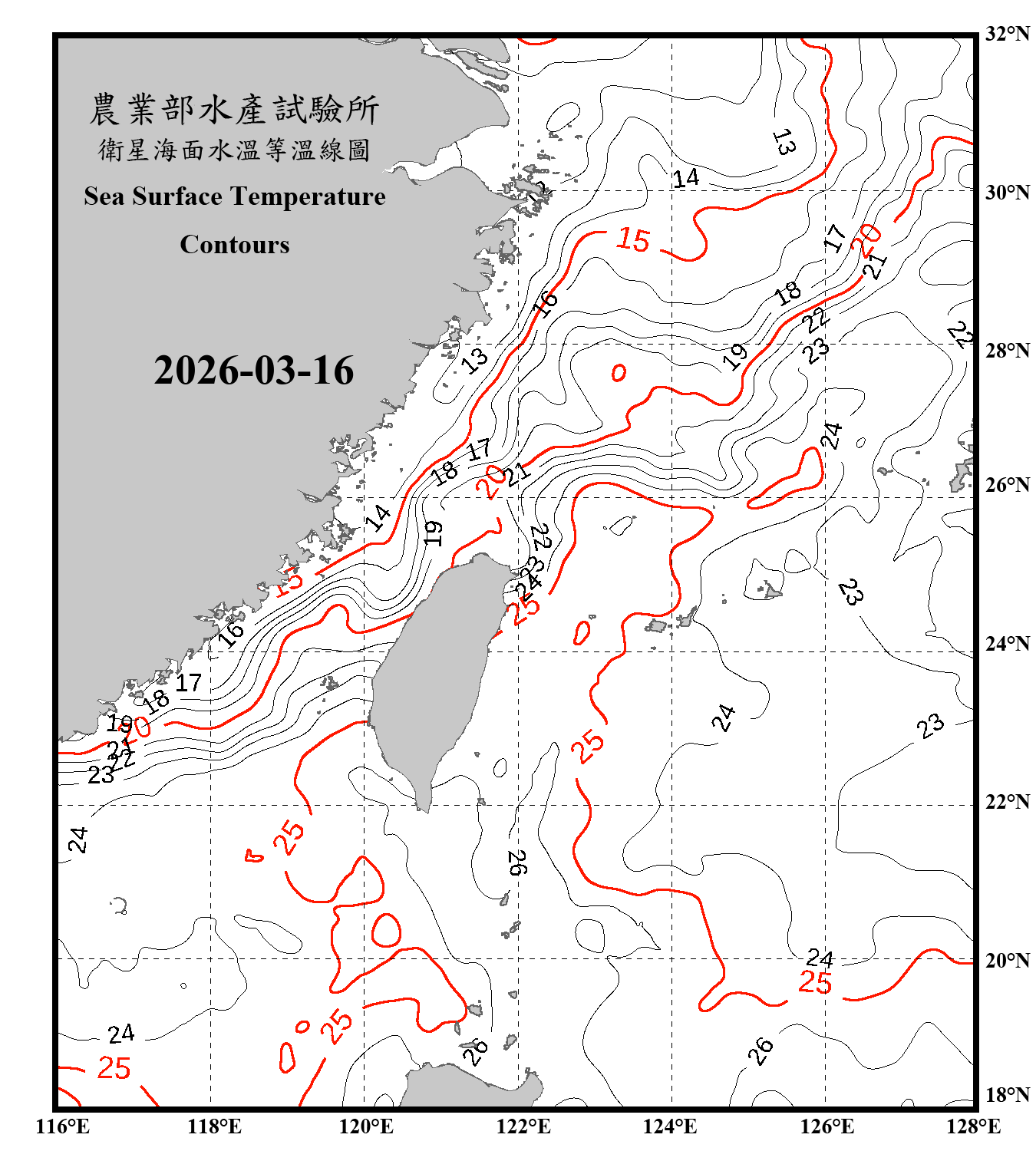 domain-taiwan_20260316090000-JPL-L4_GHRSST-SSTfnd-MUR-GLOB-v02.0-fv04.1.nc_contour_only