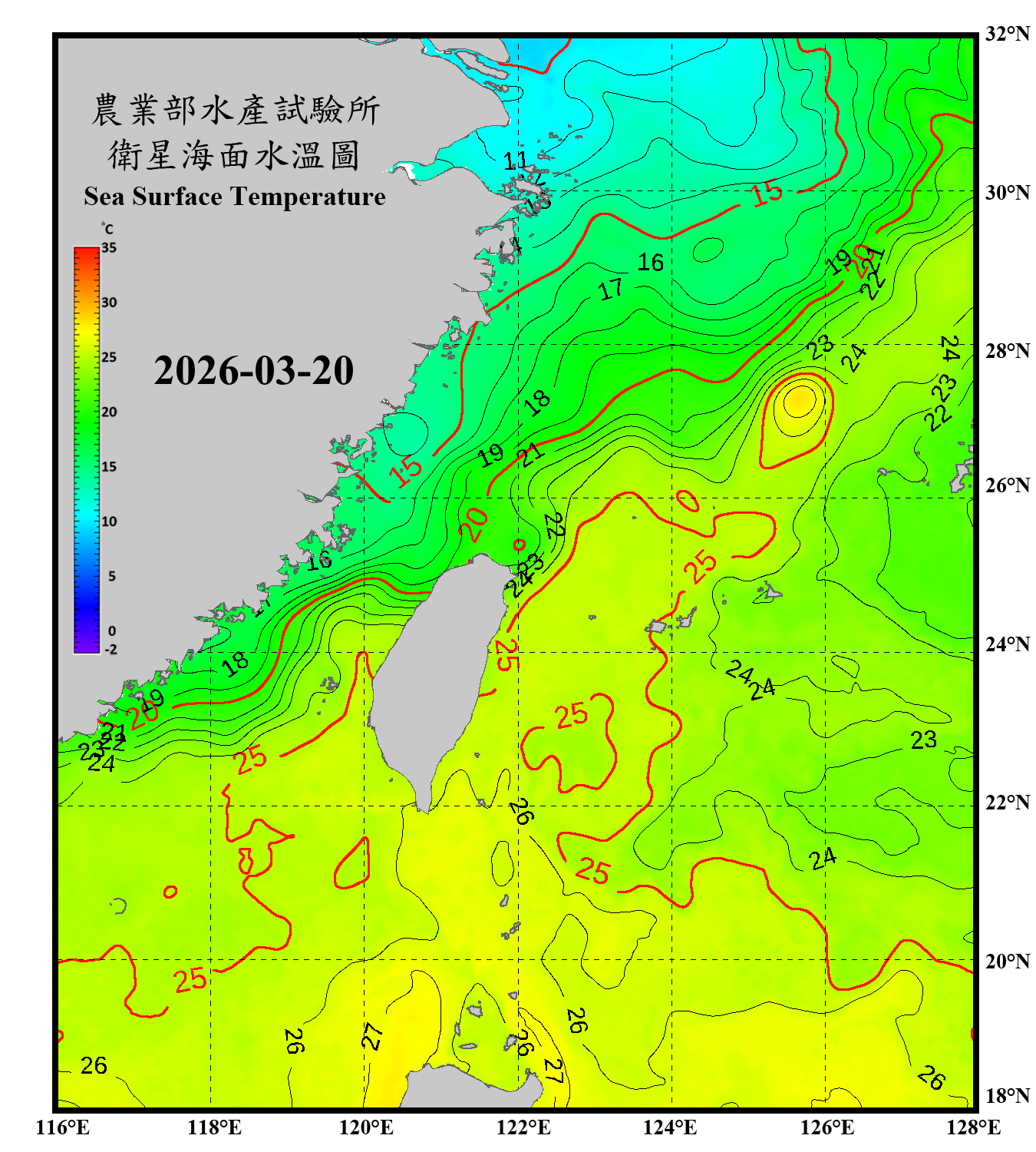 domain-taiwan_20260320090000-JPL-L4_GHRSST-SSTfnd-MUR-GLOB-v02.0-fv04.1.nc_contour