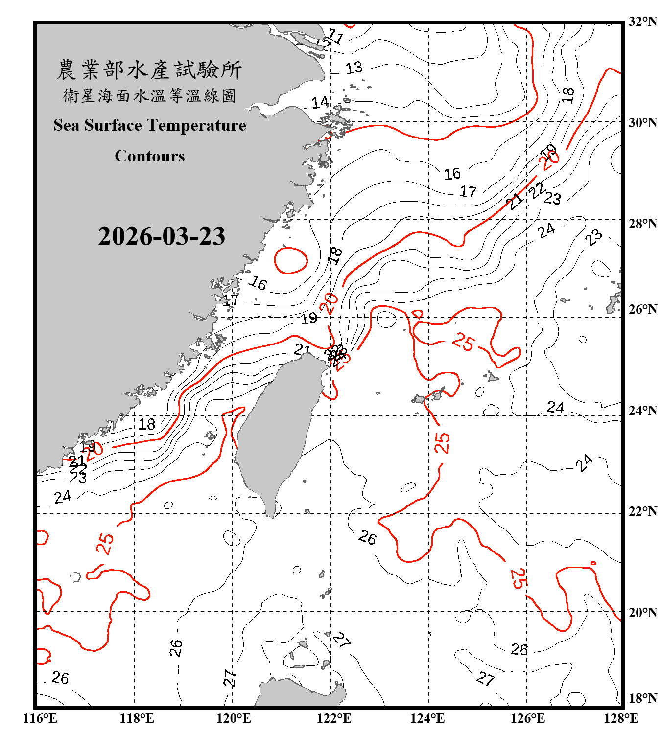 domain-taiwan_20260323090000-JPL-L4_GHRSST-SSTfnd-MUR-GLOB-v02.0-fv04.1.nc_contour_only