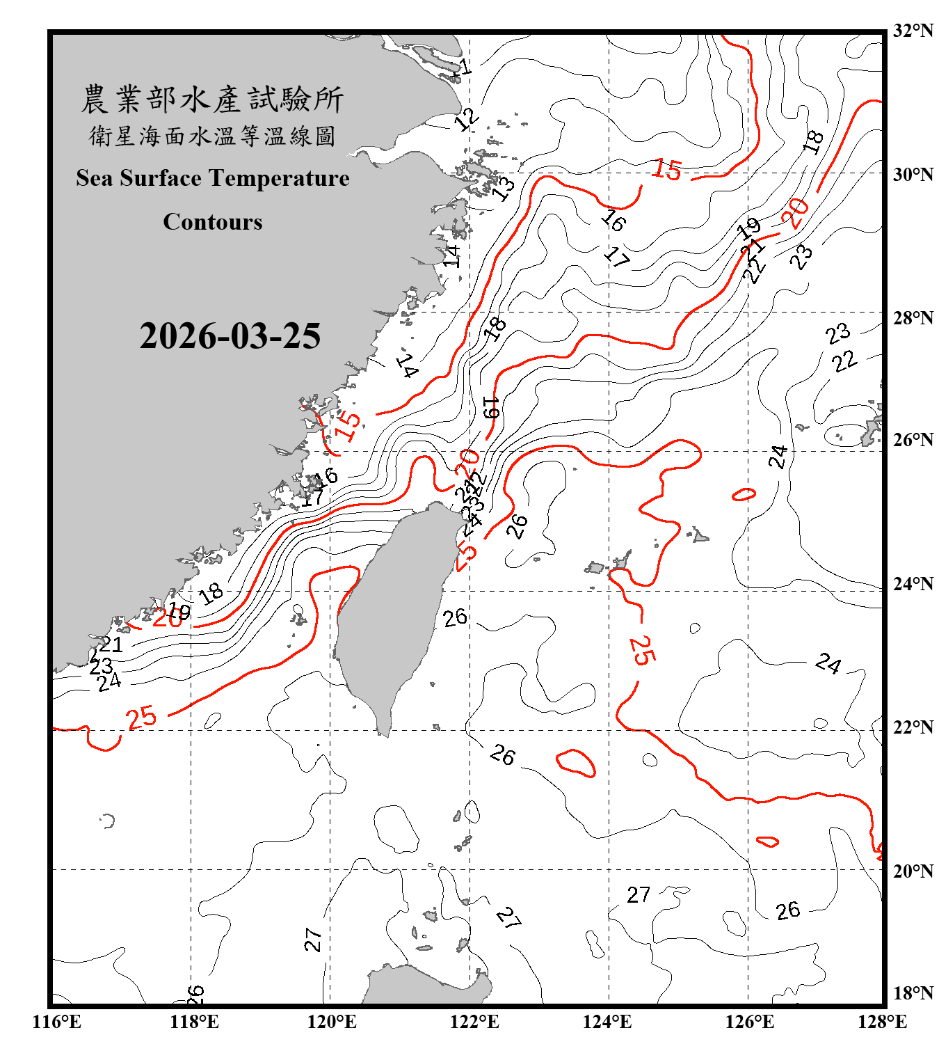 domain-taiwan_20260325090000-JPL-L4_GHRSST-SSTfnd-MUR-GLOB-v02.0-fv04.1.nc_contour_only