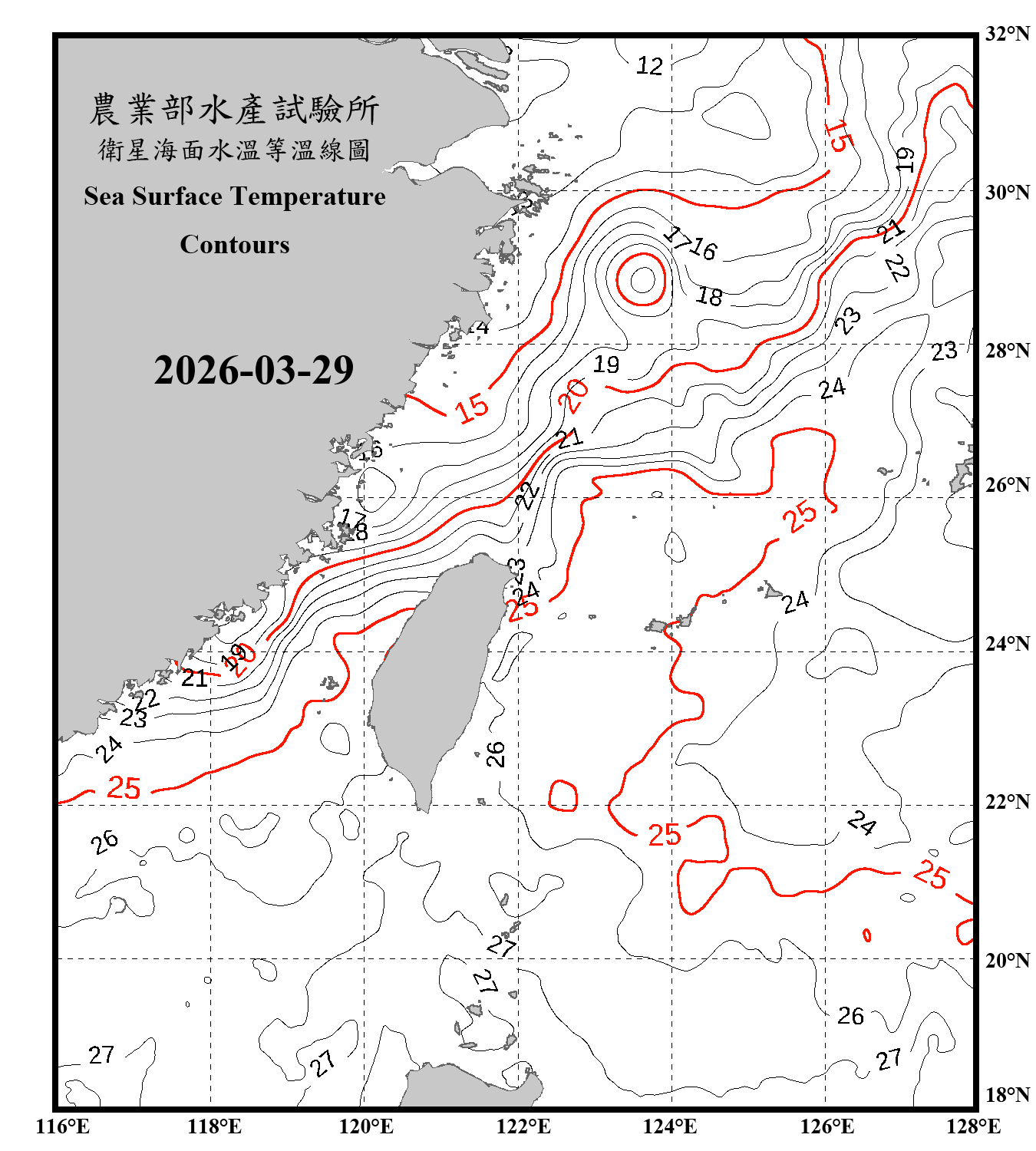 domain-taiwan_20260329090000-JPL-L4_GHRSST-SSTfnd-MUR-GLOB-v02.0-fv04.1.nc_contour_only