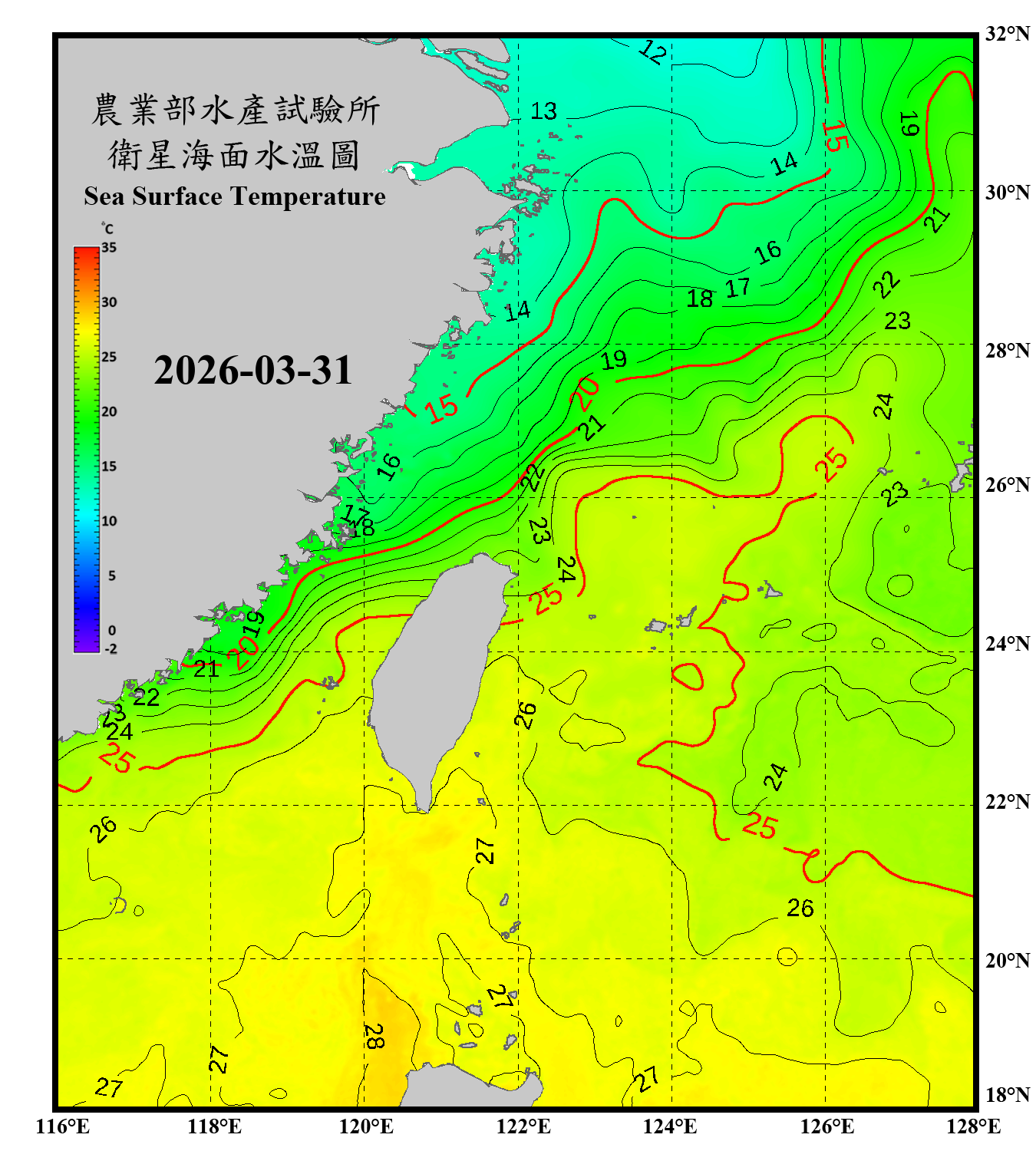 domain-taiwan_20260331090000-JPL-L4_GHRSST-SSTfnd-MUR-GLOB-v02.0-fv04.1.nc_contour