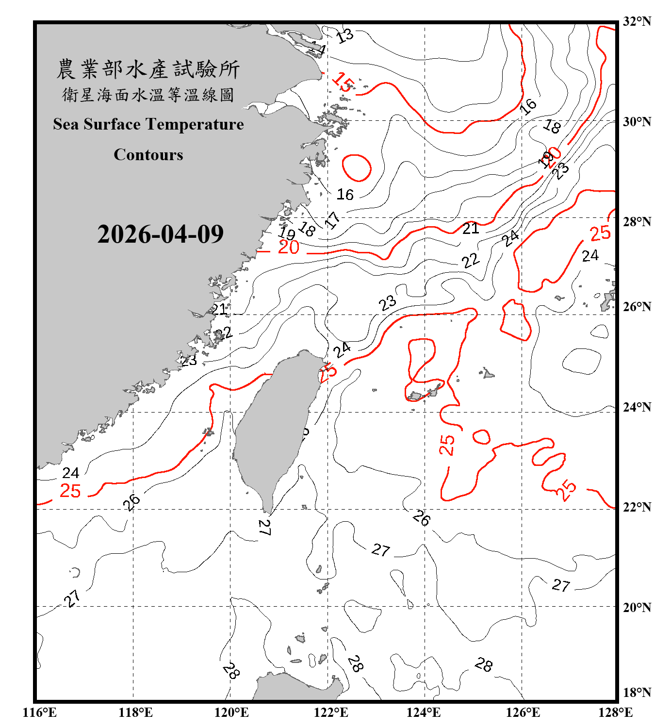 domain-taiwan_20260409090000-JPL-L4_GHRSST-SSTfnd-MUR-GLOB-v02.0-fv04.1.nc_contour_only