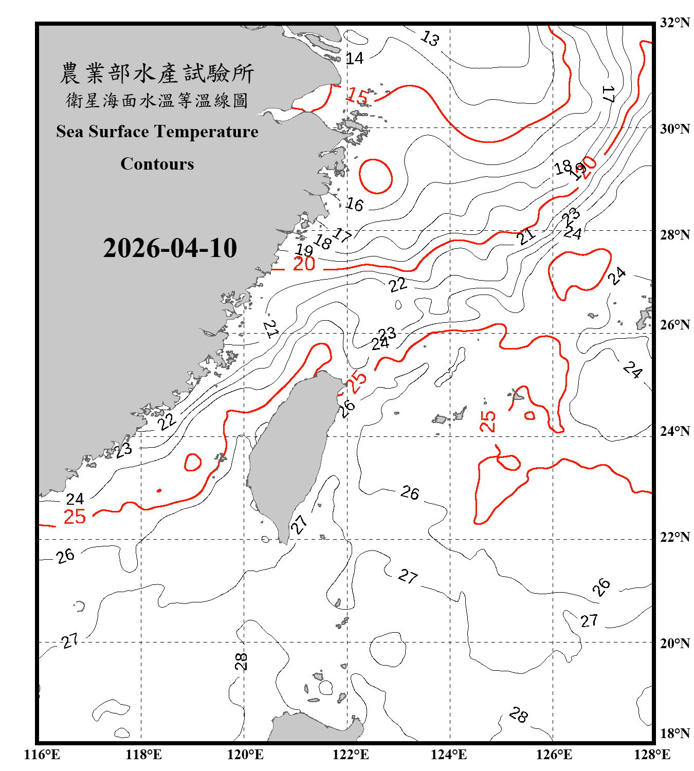 domain-taiwan_20260410090000-JPL-L4_GHRSST-SSTfnd-MUR-GLOB-v02.0-fv04.1.nc_contour_only