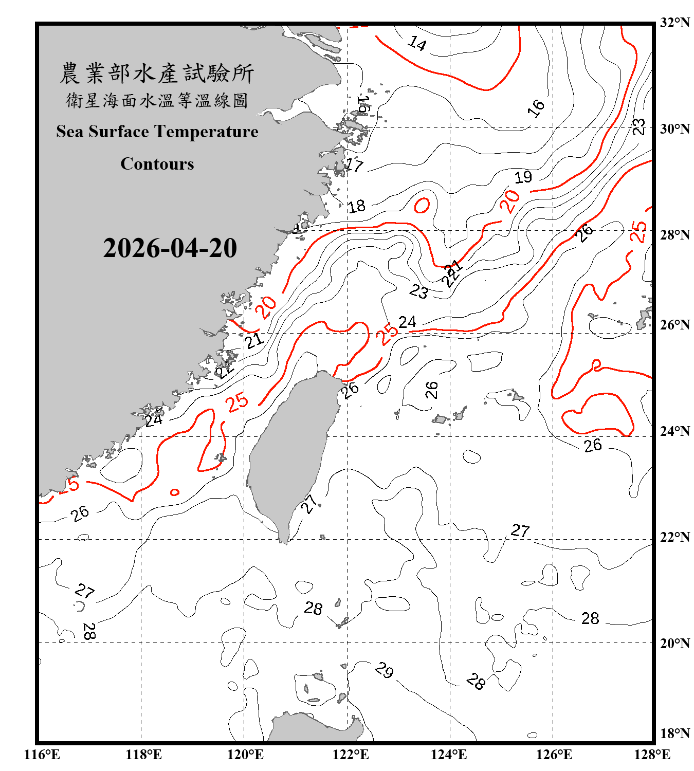domain-taiwan_20260420090000-JPL-L4_GHRSST-SSTfnd-MUR-GLOB-v02.0-fv04.1.nc_contour_only