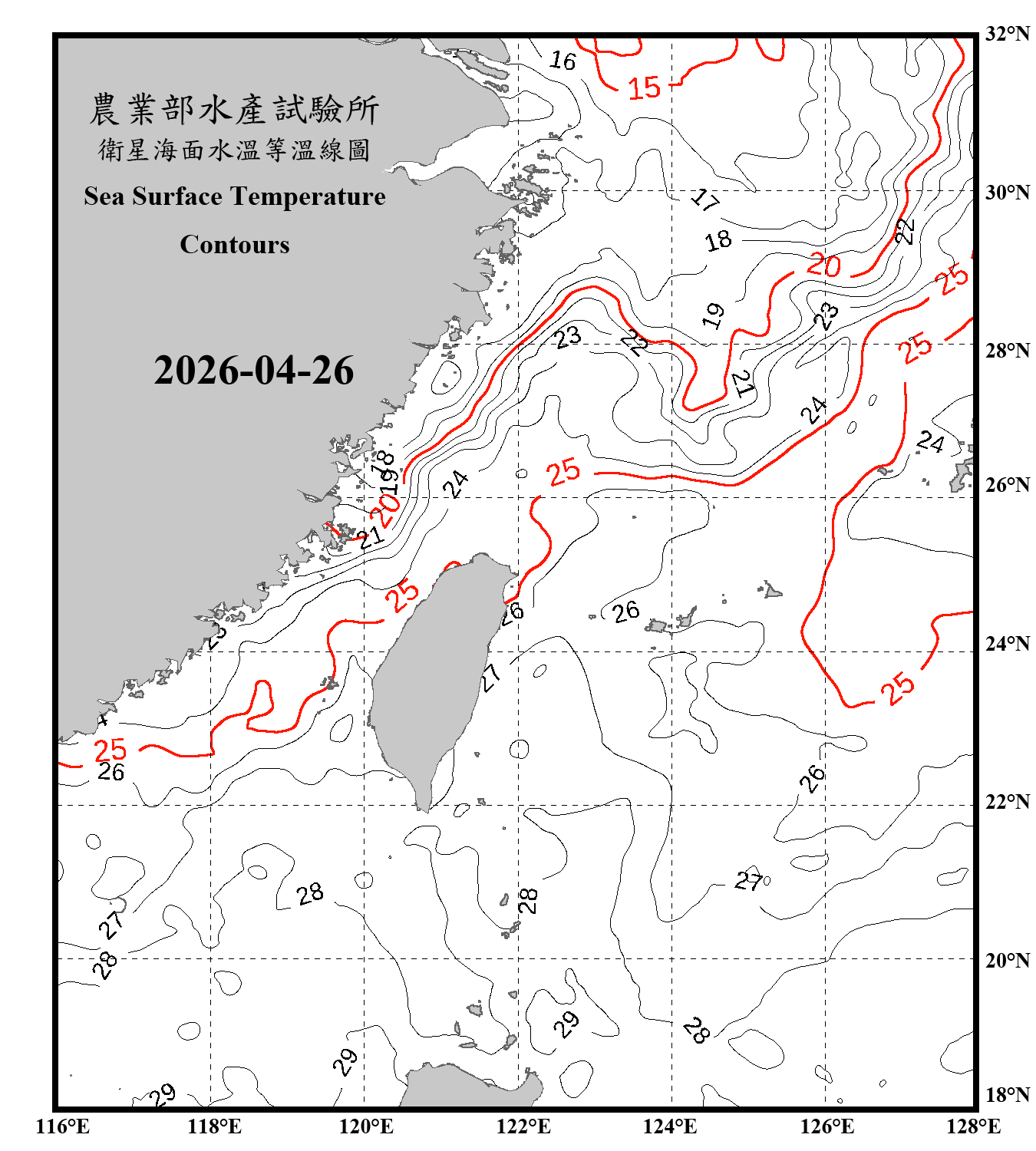 domain-taiwan_20260426090000-JPL-L4_GHRSST-SSTfnd-MUR-GLOB-v02.0-fv04.1.nc_contour_only