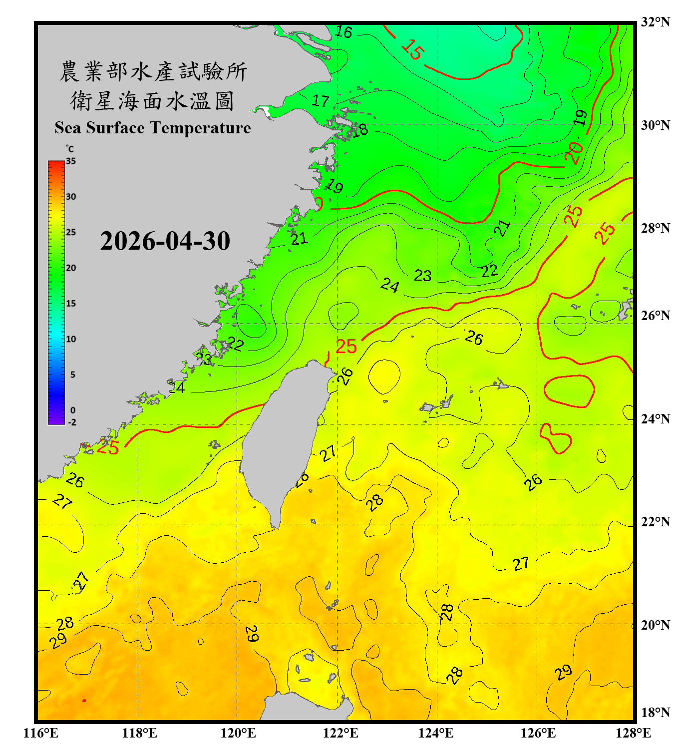 domain-taiwan_20260430090000-JPL-L4_GHRSST-SSTfnd-MUR-GLOB-v02.0-fv04.1.nc_contour