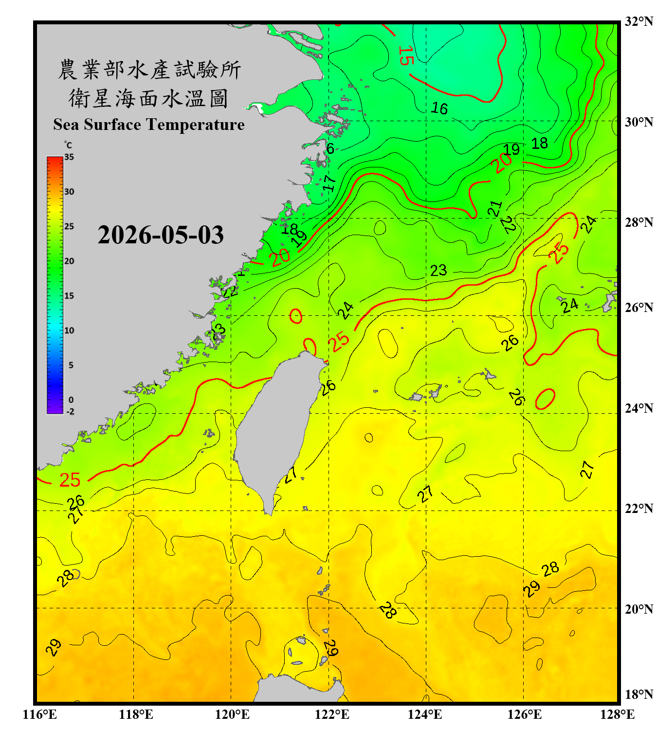 domain-taiwan_20260503090000-JPL-L4_GHRSST-SSTfnd-MUR-GLOB-v02.0-fv04.1.nc_contour