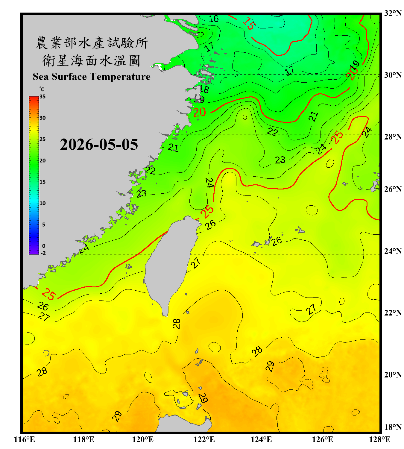 domain-taiwan_20260505090000-JPL-L4_GHRSST-SSTfnd-MUR-GLOB-v02.0-fv04.1.nc_contour