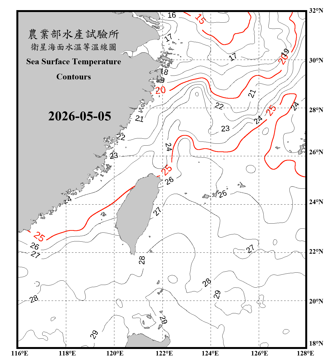 domain-taiwan_20260505090000-JPL-L4_GHRSST-SSTfnd-MUR-GLOB-v02.0-fv04.1.nc_contour_only