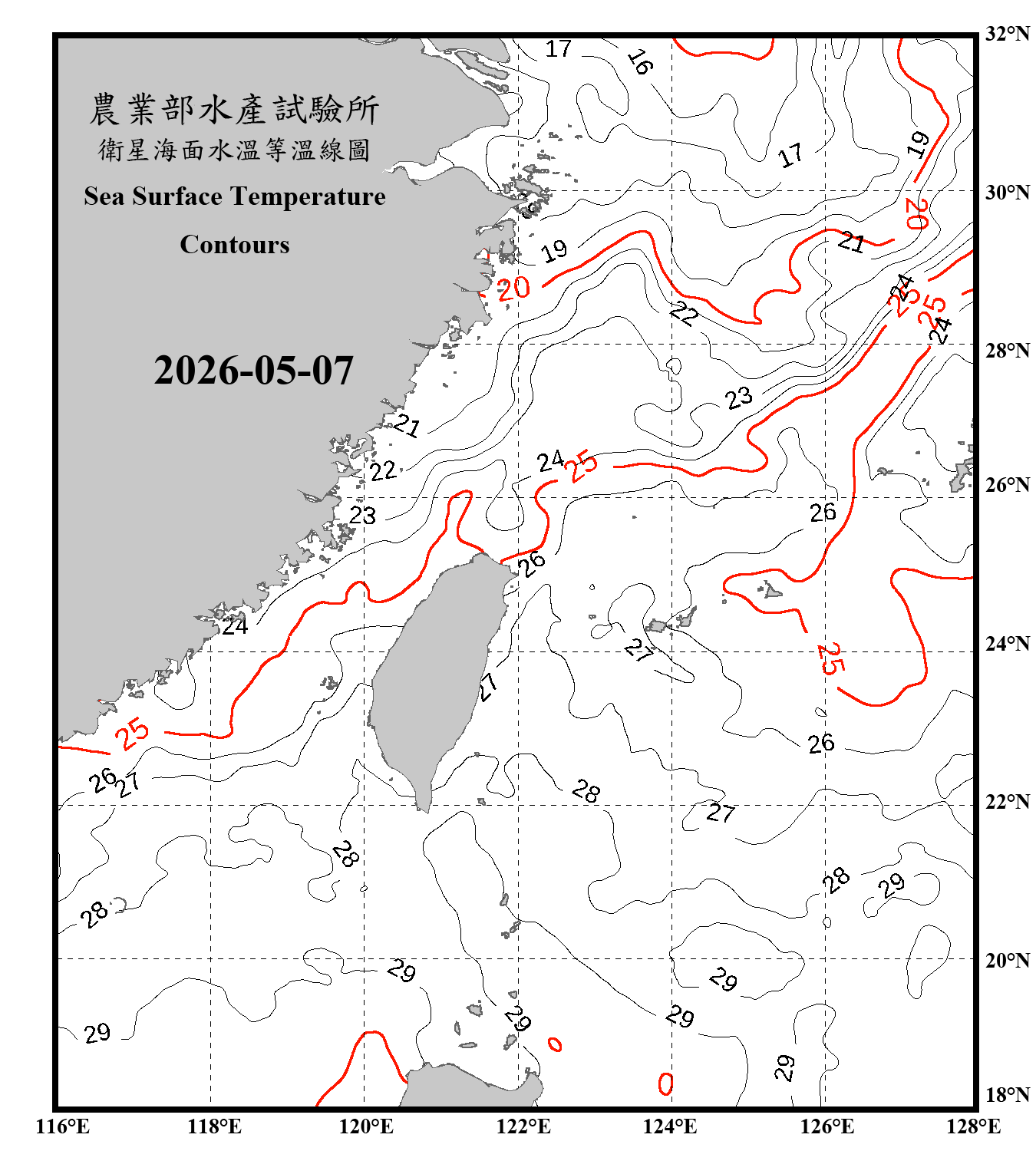domain-taiwan_20260507090000-JPL-L4_GHRSST-SSTfnd-MUR-GLOB-v02.0-fv04.1.nc_contour_only