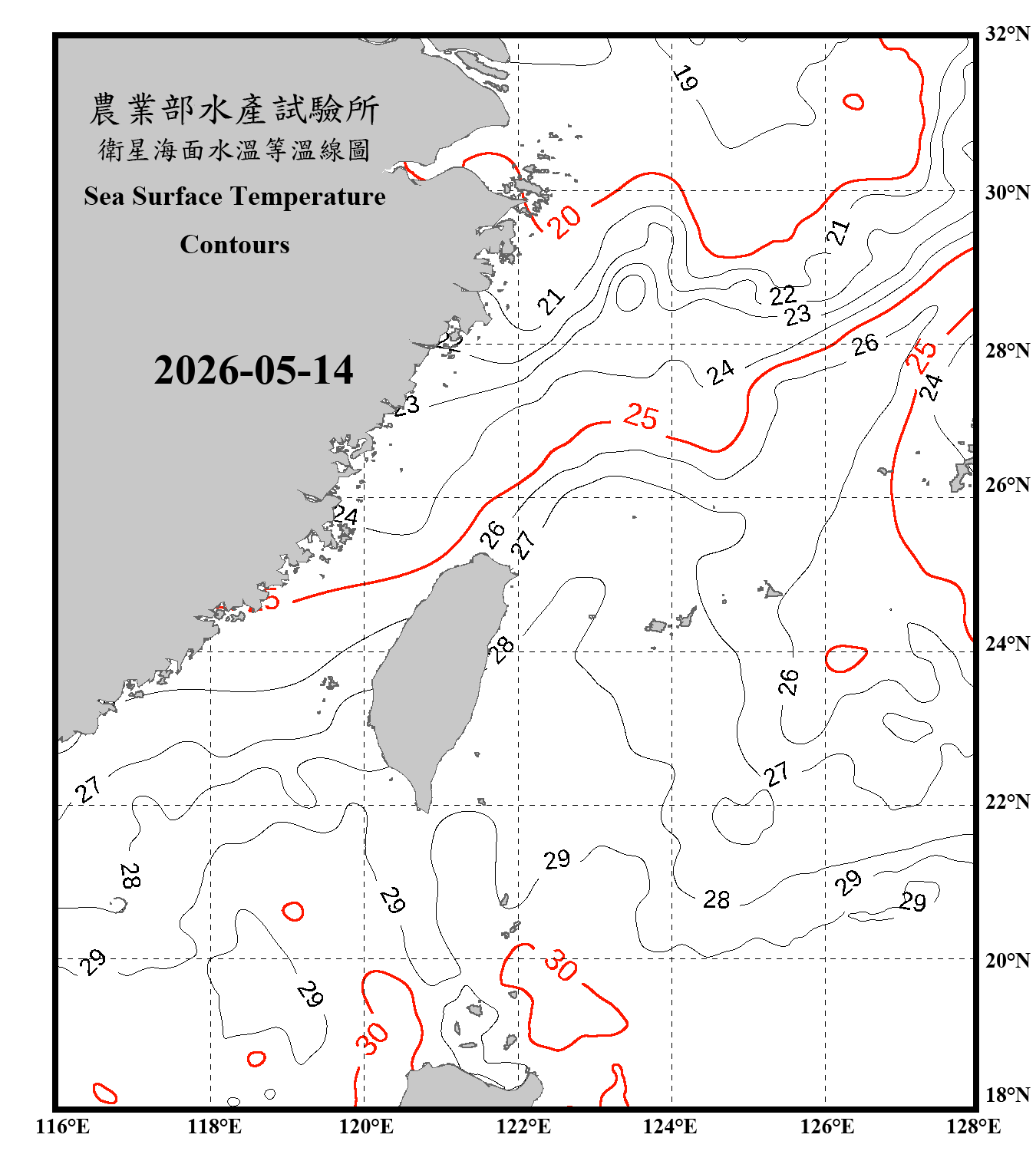 domain-taiwan_20260514090000-JPL-L4_GHRSST-SSTfnd-MUR-GLOB-v02.0-fv04.1.nc_contour_only