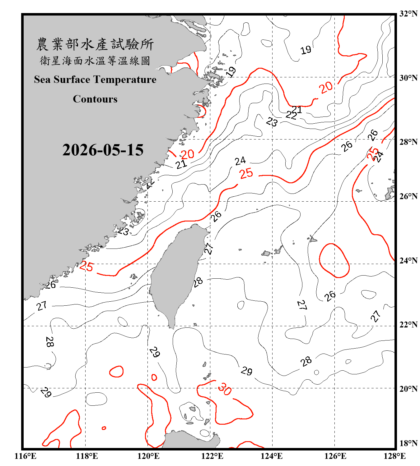 domain-taiwan_20260515090000-JPL-L4_GHRSST-SSTfnd-MUR-GLOB-v02.0-fv04.1.nc_contour_only