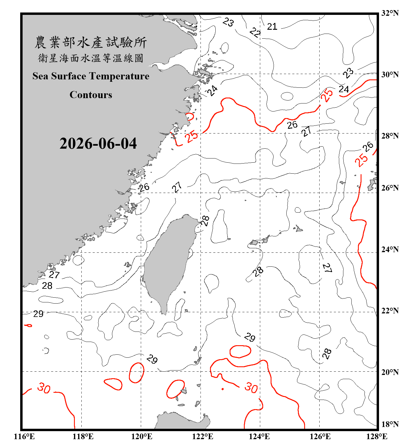 domain-taiwan_20260604090000-JPL-L4_GHRSST-SSTfnd-MUR-GLOB-v02.0-fv04.1.nc_contour_only
