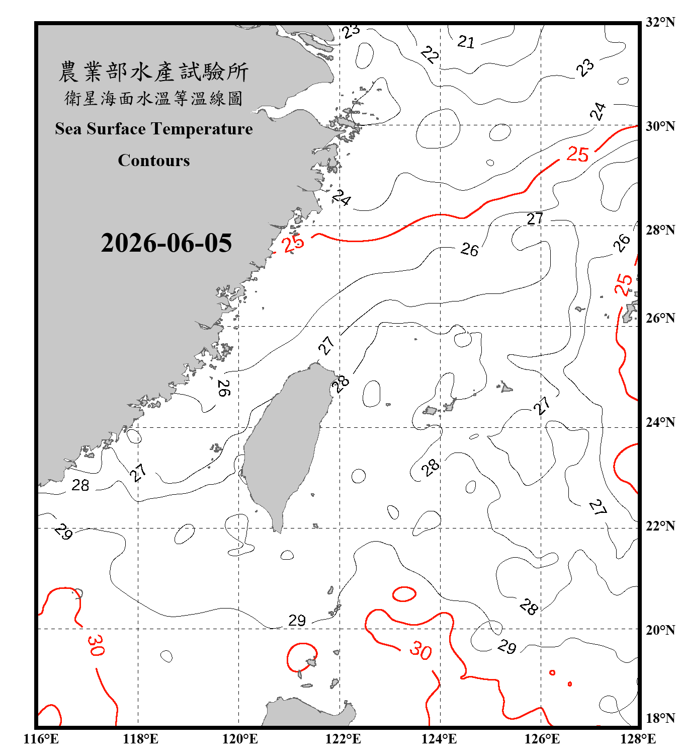 domain-taiwan_20260605090000-JPL-L4_GHRSST-SSTfnd-MUR-GLOB-v02.0-fv04.1.nc_contour_only