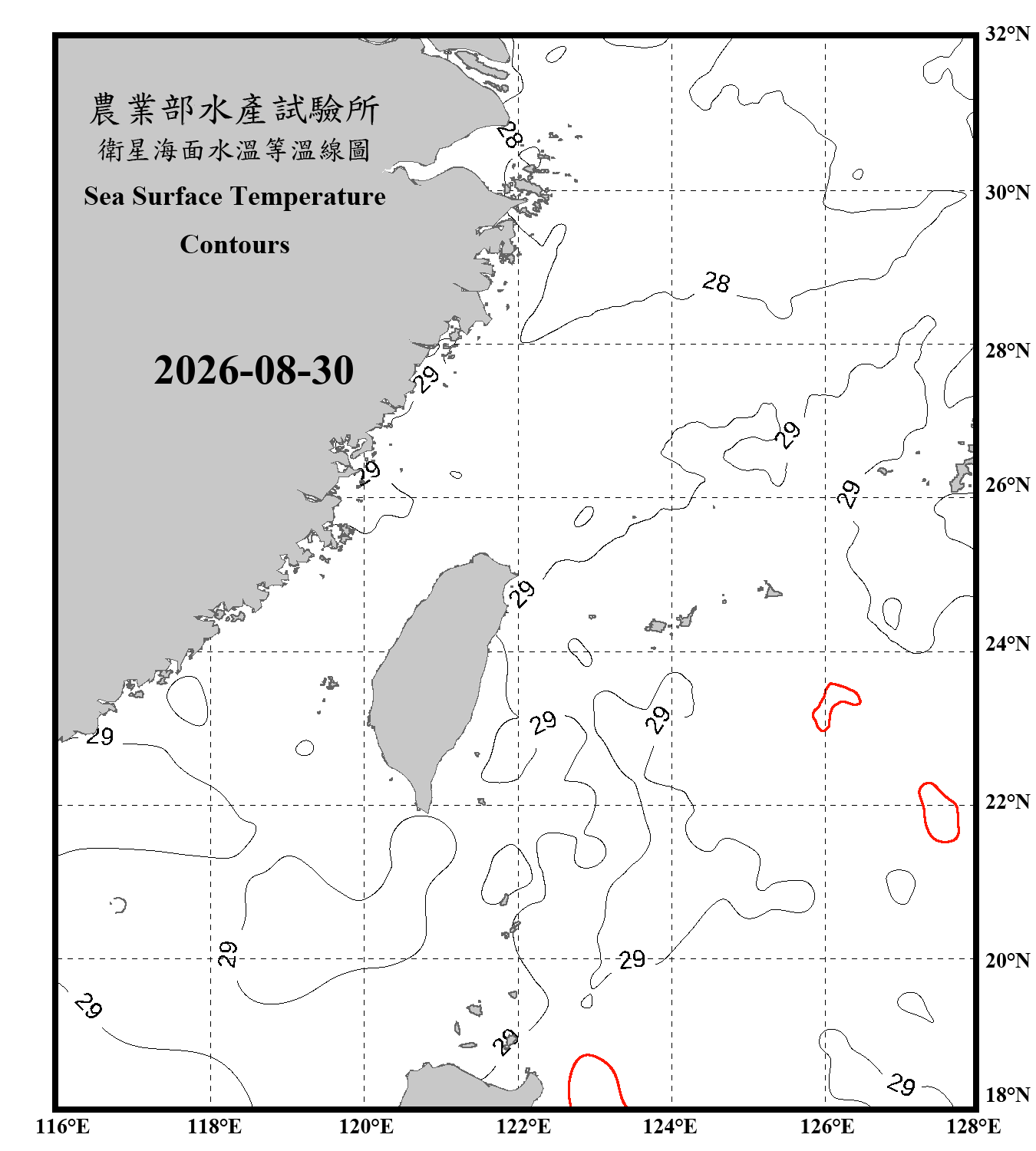 domain-taiwan_20260830090000-JPL-L4_GHRSST-SSTfnd-MUR-GLOB-v02.0-fv04.1.nc_contour_only