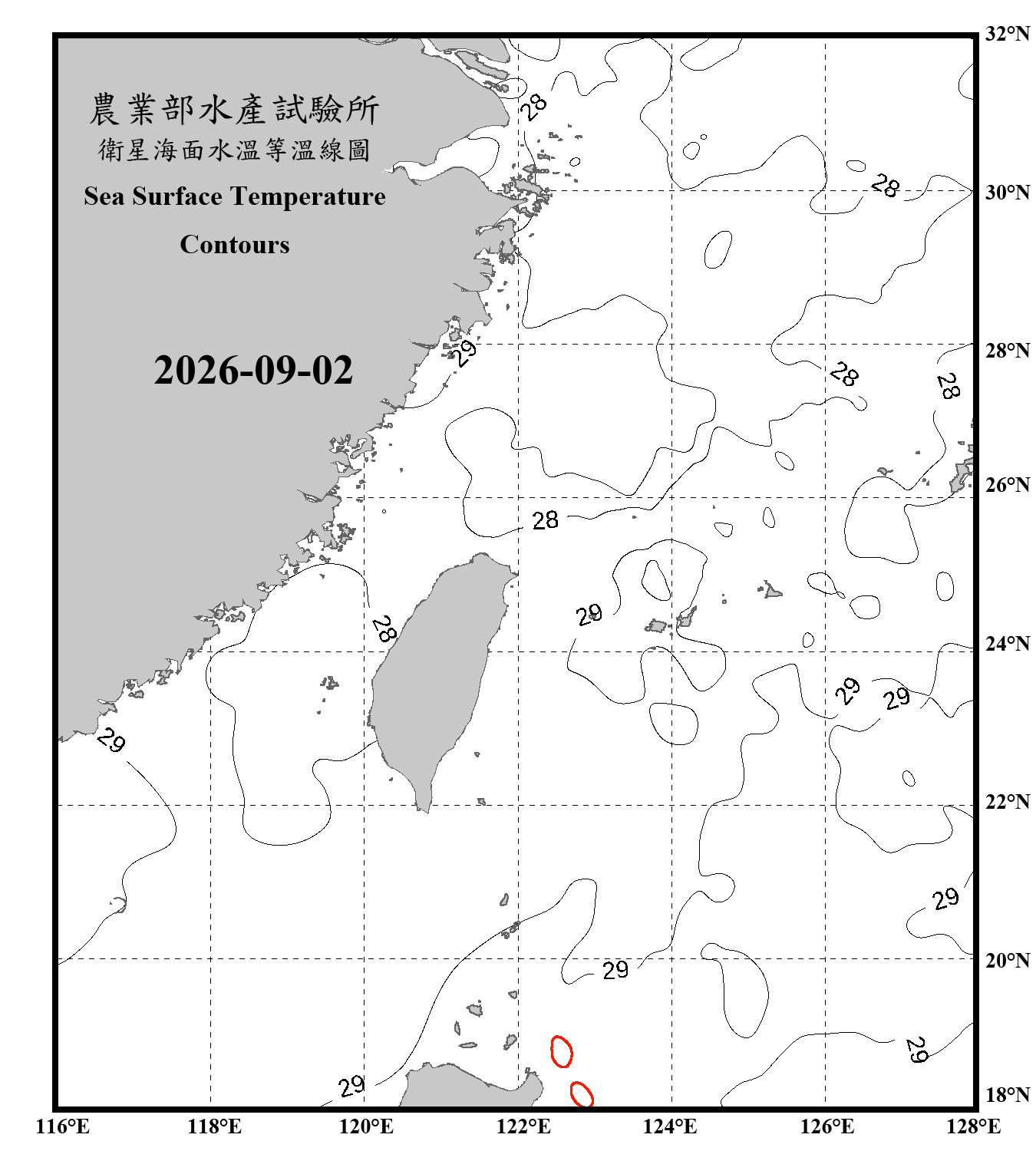 domain-taiwan_20260902090000-JPL-L4_GHRSST-SSTfnd-MUR-GLOB-v02.0-fv04.1.nc_contour_only