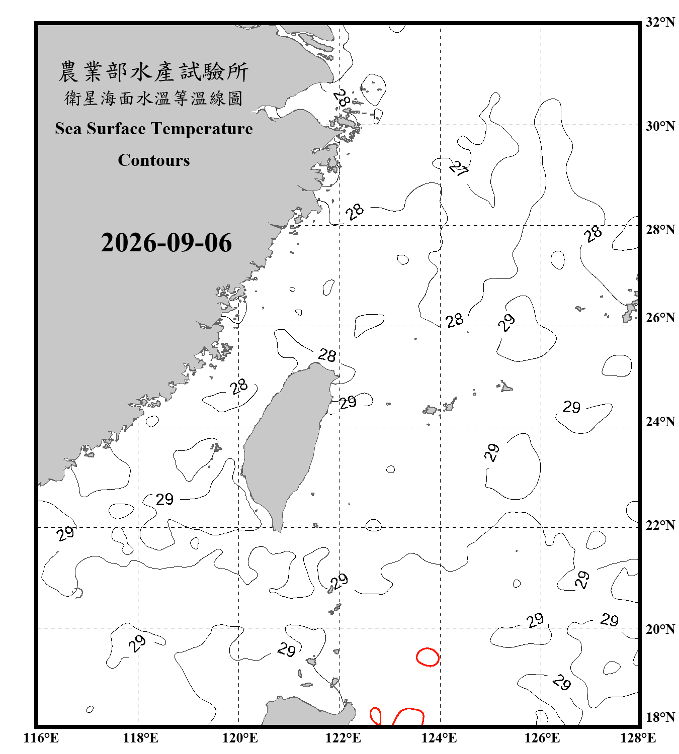 domain-taiwan_20260906090000-JPL-L4_GHRSST-SSTfnd-MUR-GLOB-v02.0-fv04.1.nc_contour_only
