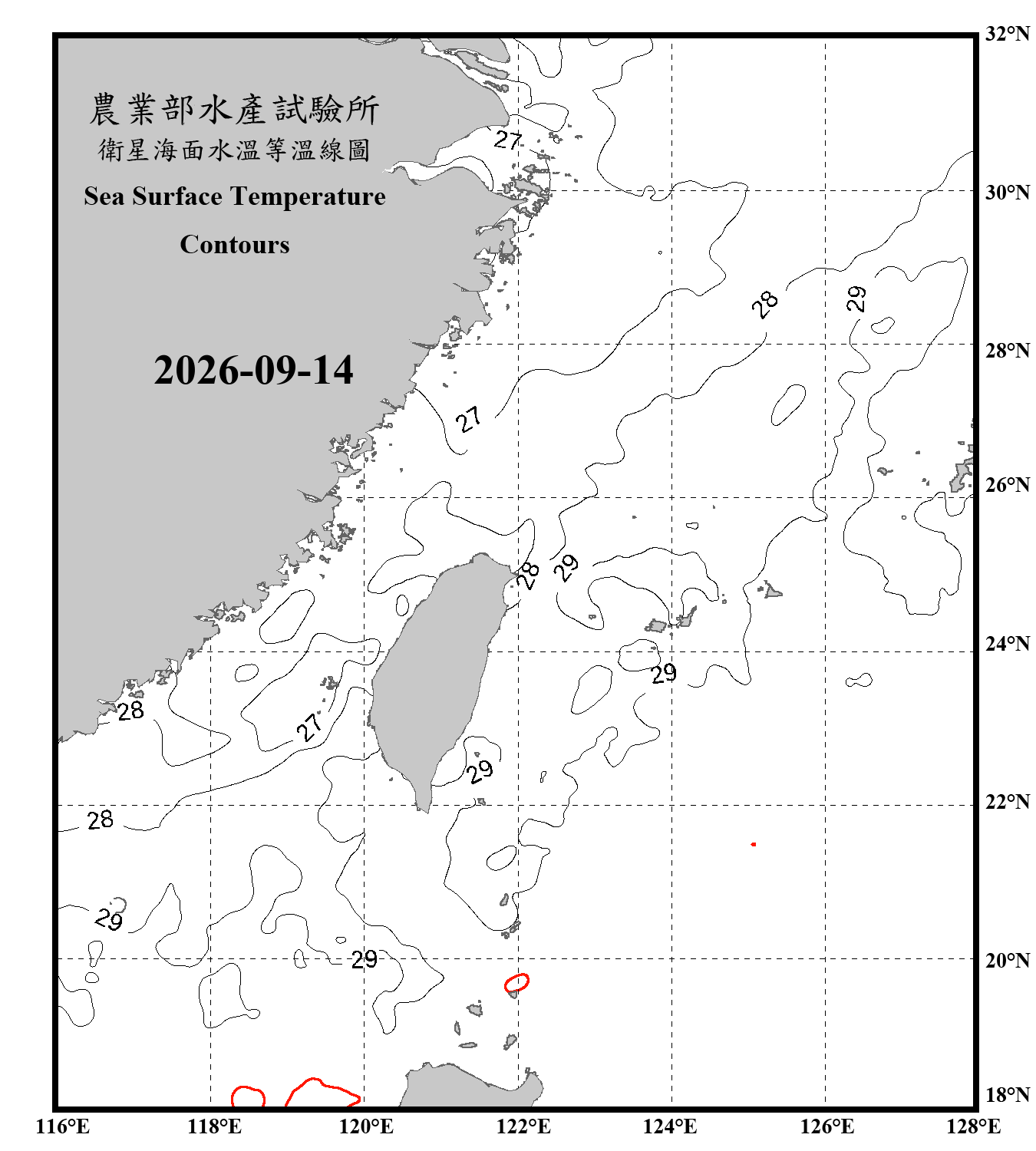 domain-taiwan_20260914090000-JPL-L4_GHRSST-SSTfnd-MUR-GLOB-v02.0-fv04.1.nc_contour_only