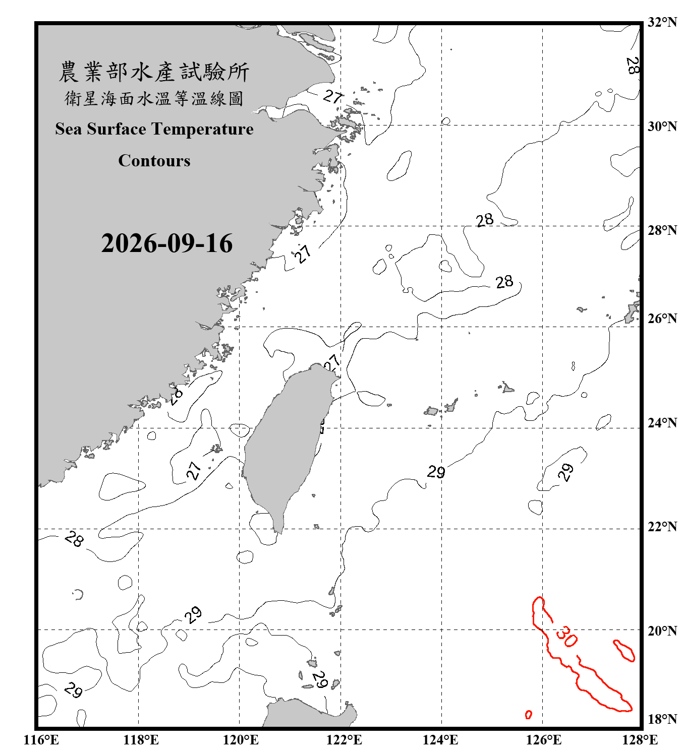 domain-taiwan_20260916090000-JPL-L4_GHRSST-SSTfnd-MUR-GLOB-v02.0-fv04.1.nc_contour_only