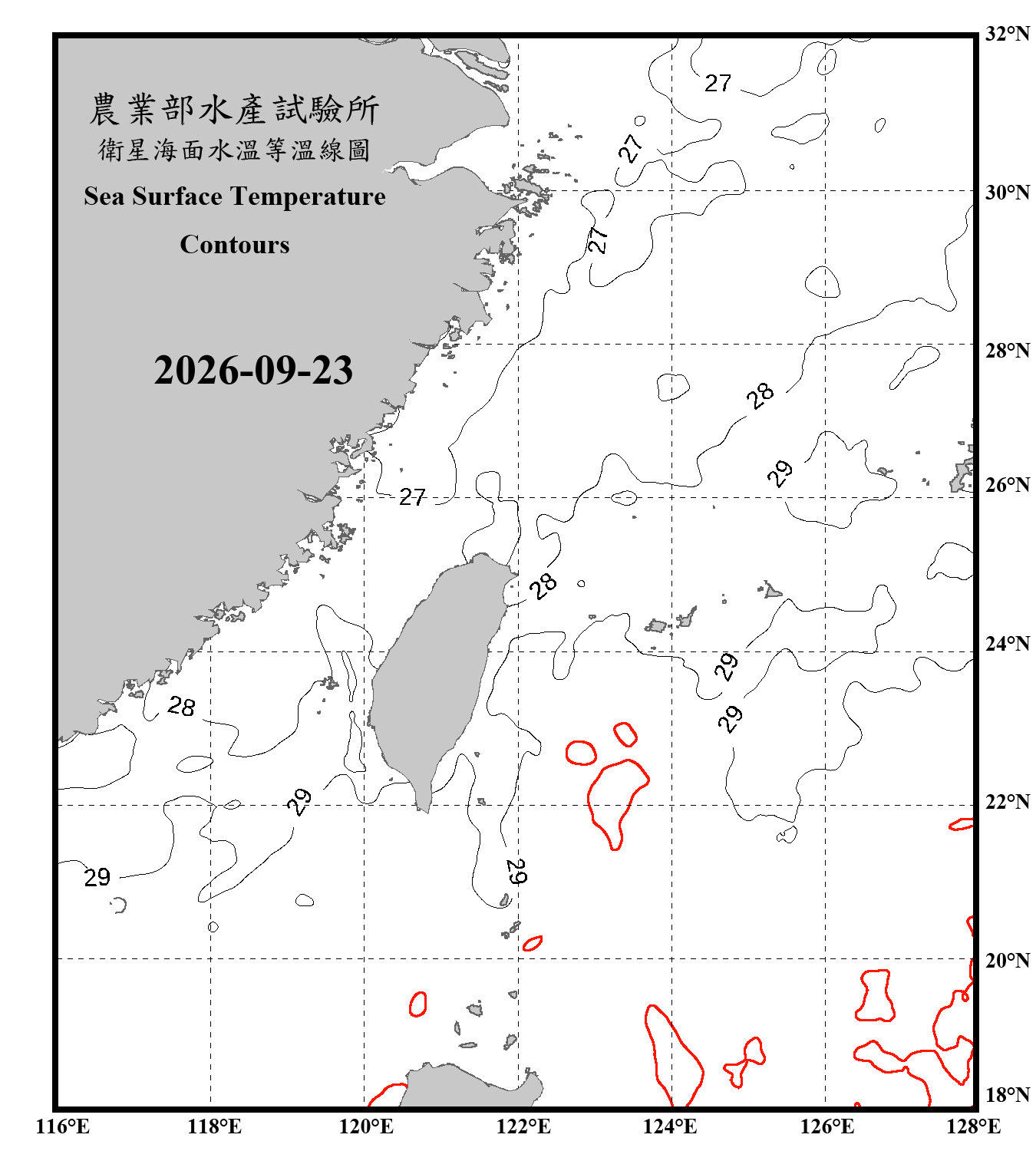 domain-taiwan_20260923090000-JPL-L4_GHRSST-SSTfnd-MUR-GLOB-v02.0-fv04.1.nc_contour_only