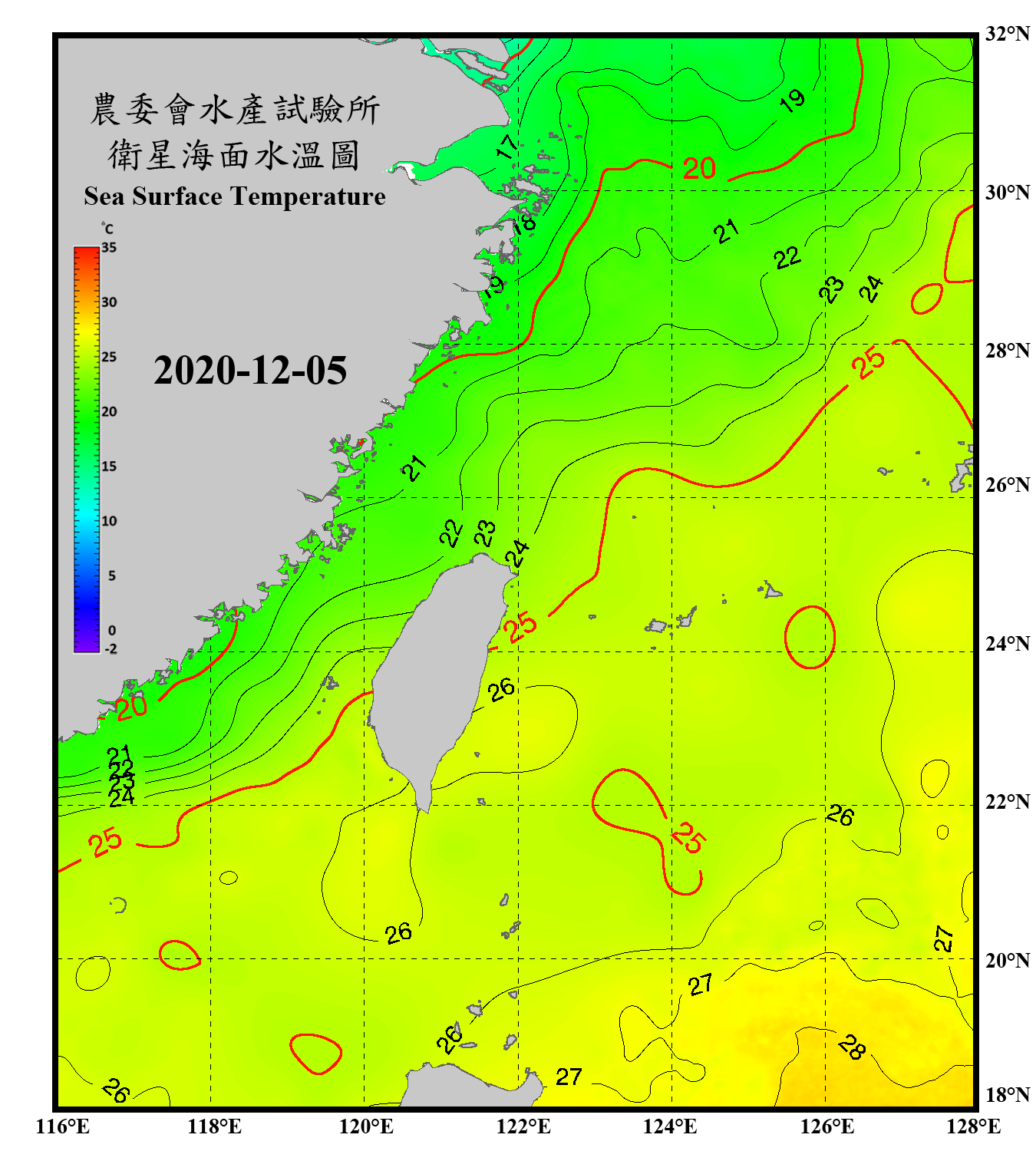 domain-taiwan_20201205090000-JPL-L4_GHRSST-SSTfnd-MUR-GLOB-v02.0-fv04.1.nc_contour