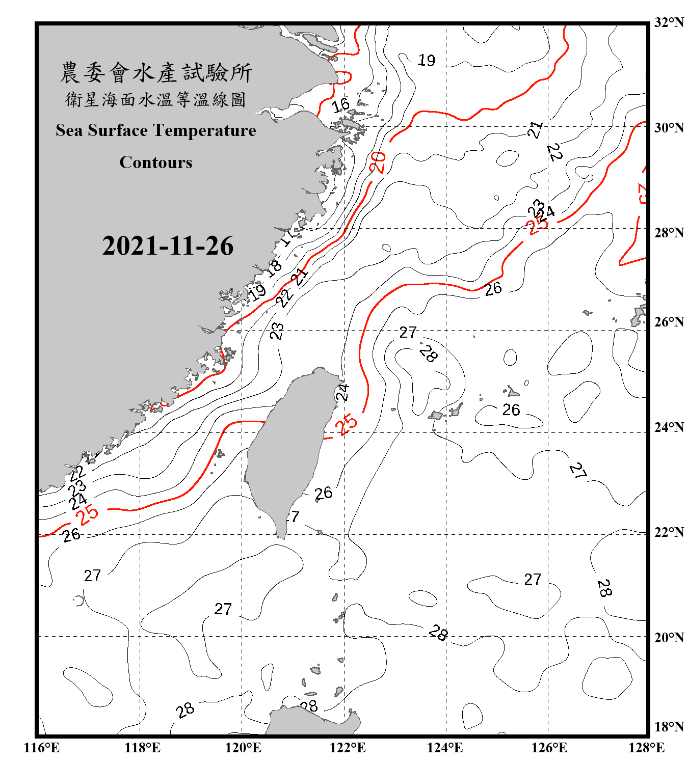 domain-taiwan_20211126090000-JPL-L4_GHRSST-SSTfnd-MUR-GLOB-v02_0-fv04_1_nc_contour_only