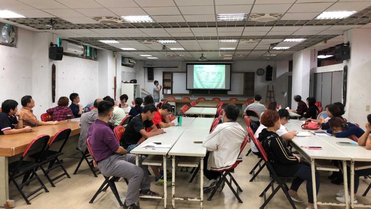 圖2食農教育講座上課情形