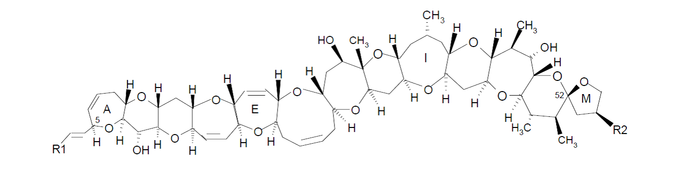 西卡毒素化學結構