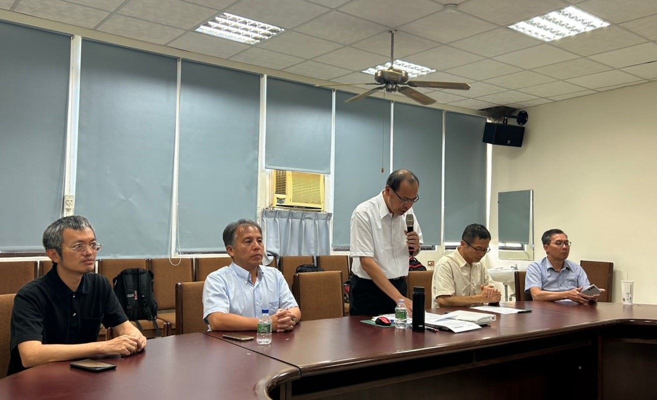 張所長錦宜連線發表談話,表達對新船的祝福及期許