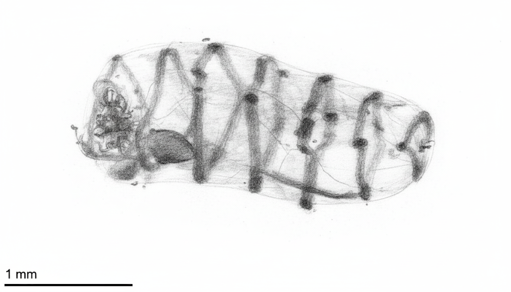 海樽個體（依臺灣周邊海域採集樣本之顯微鏡觀察繪製）