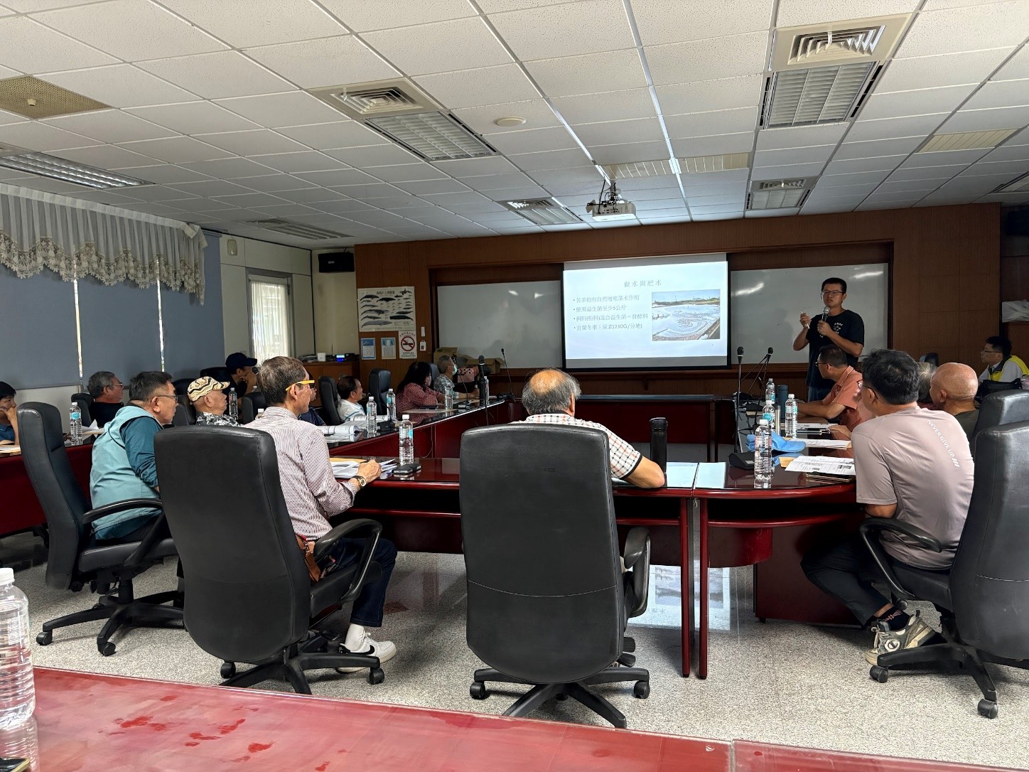 郭敬承會長分享白蝦養殖實務