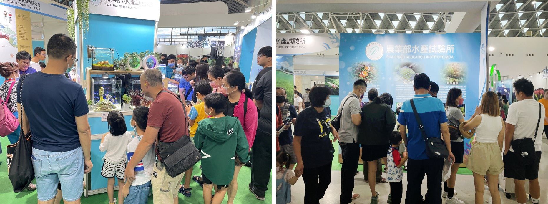 本所展區吸引絡繹不絕的參觀人潮