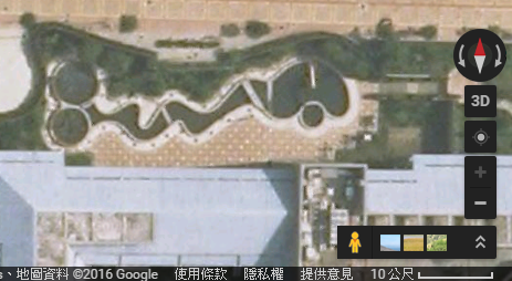 20160425學校生態池的google空拍照